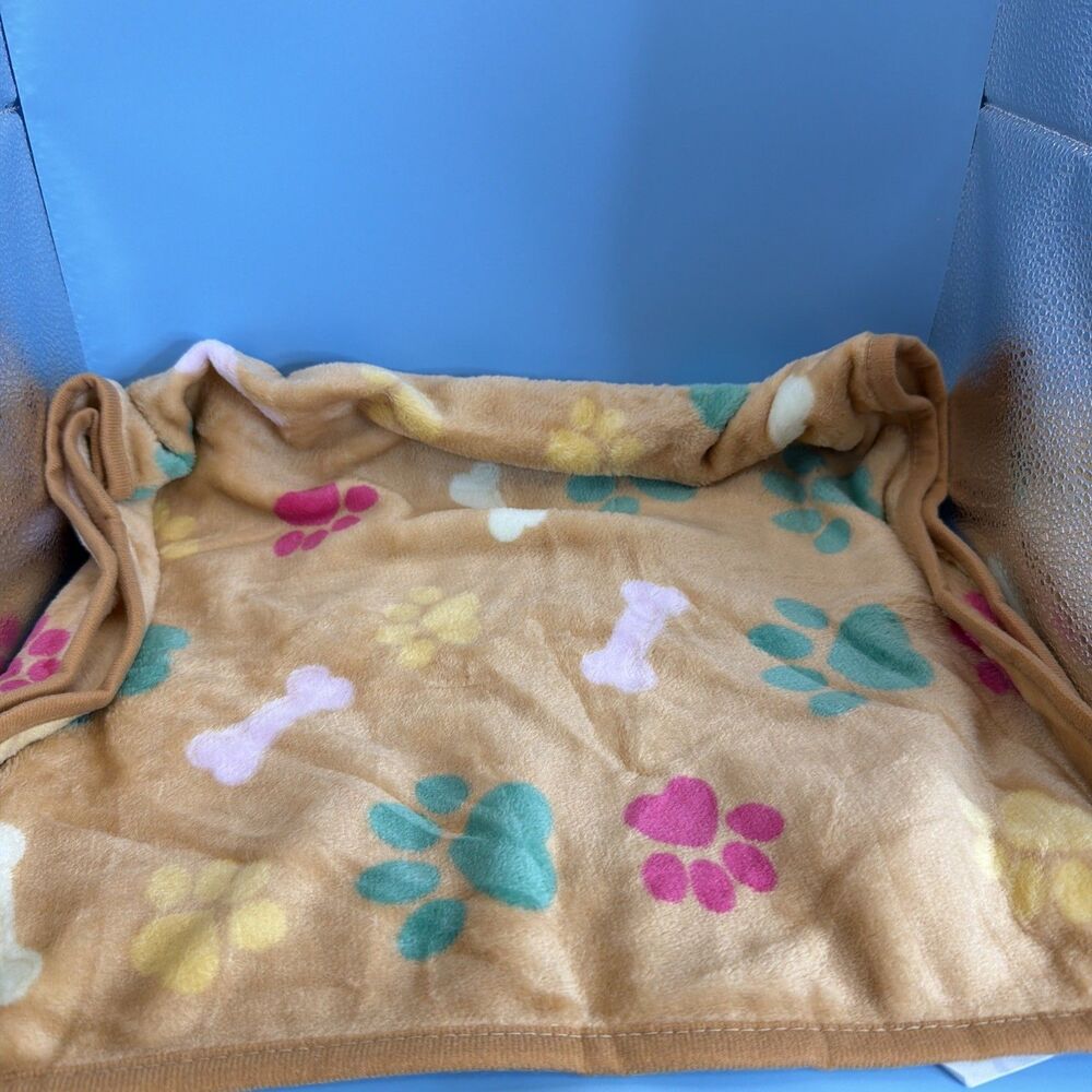 Pet Blanket 18x30 Tan multicolor Super Soft